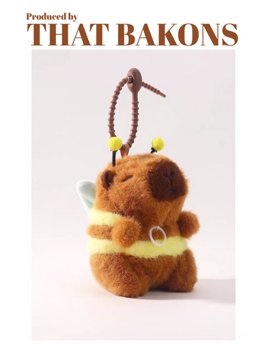 Capibara Pluche Sleutelhanger