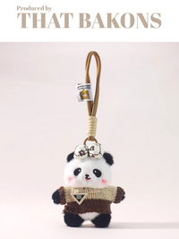 Hyggelig Panda Charm Nøglering