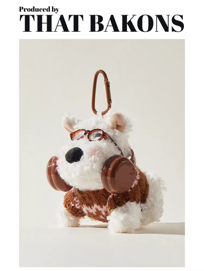 Lazy Pup Plush Charm