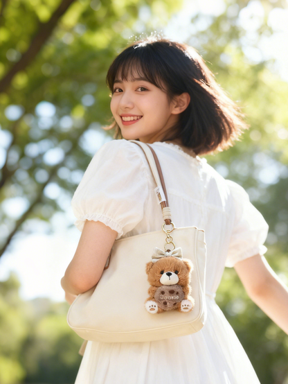 Little Chef Bear Keychain