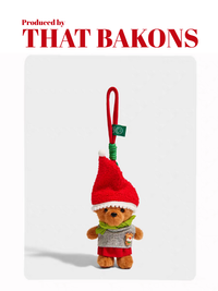 Christmas Bear Plush Charm