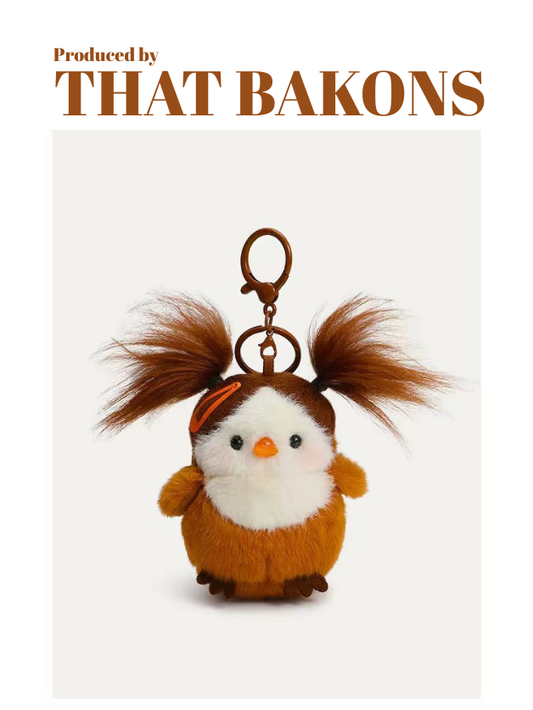 Messy Hair Penguin Charm