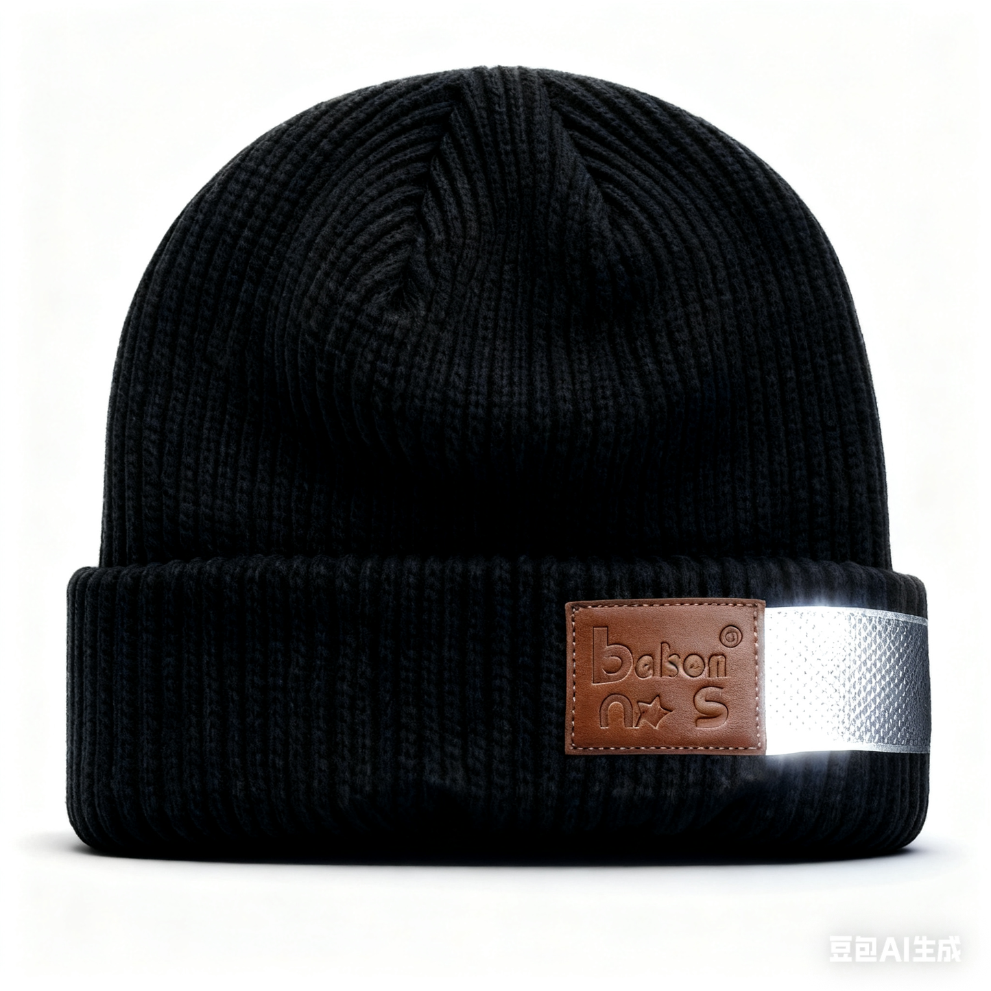 That bakons Reflective Knit Beanie