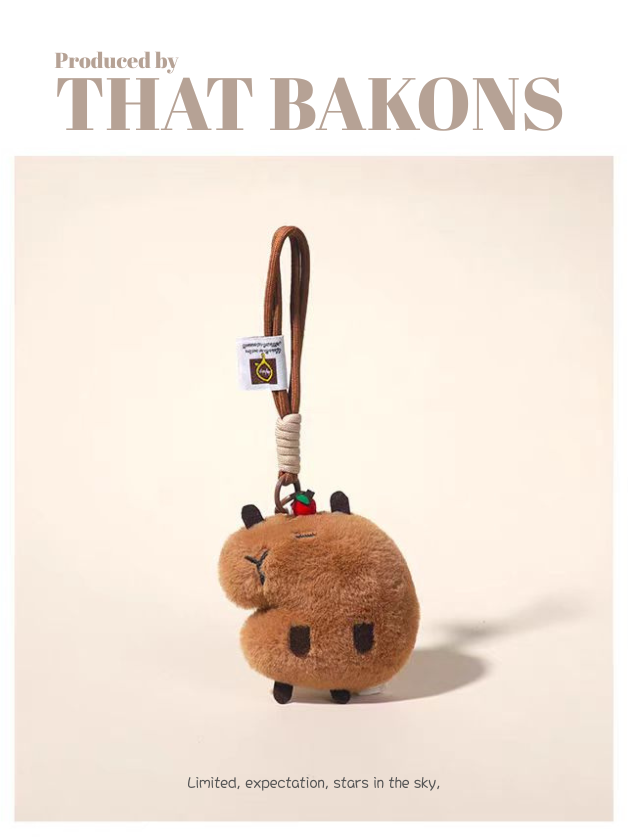 Capybara Plush Charm