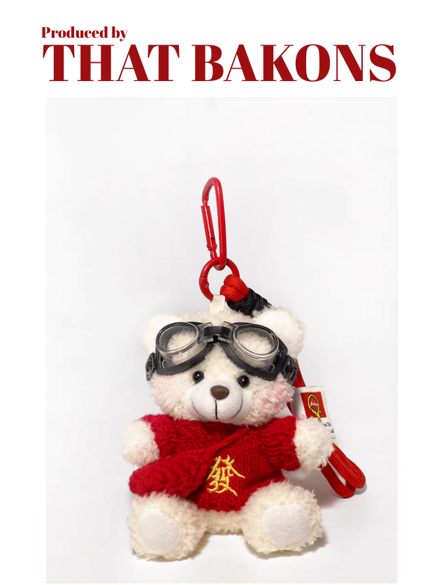 Lykkelig Bjørn Plush Charm Serie