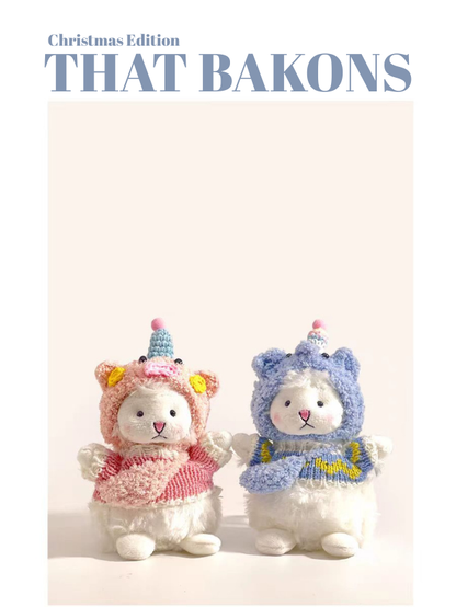 Christmas Lamb Plush Charm