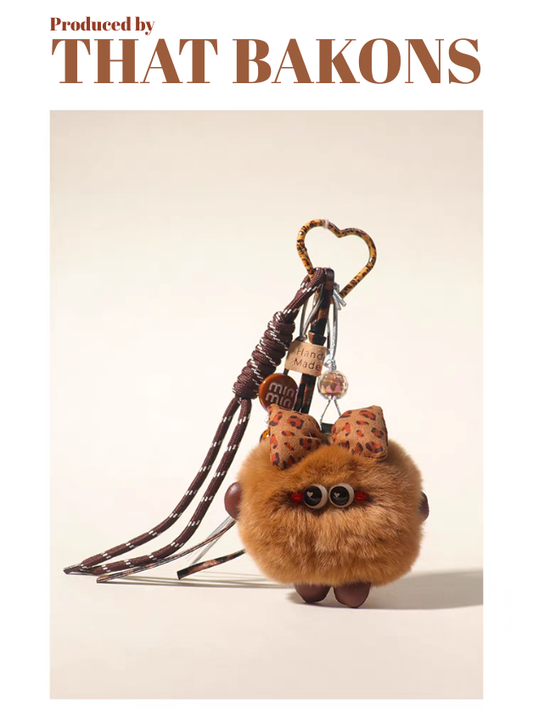 Strik Knot Pluche Sleutelhanger