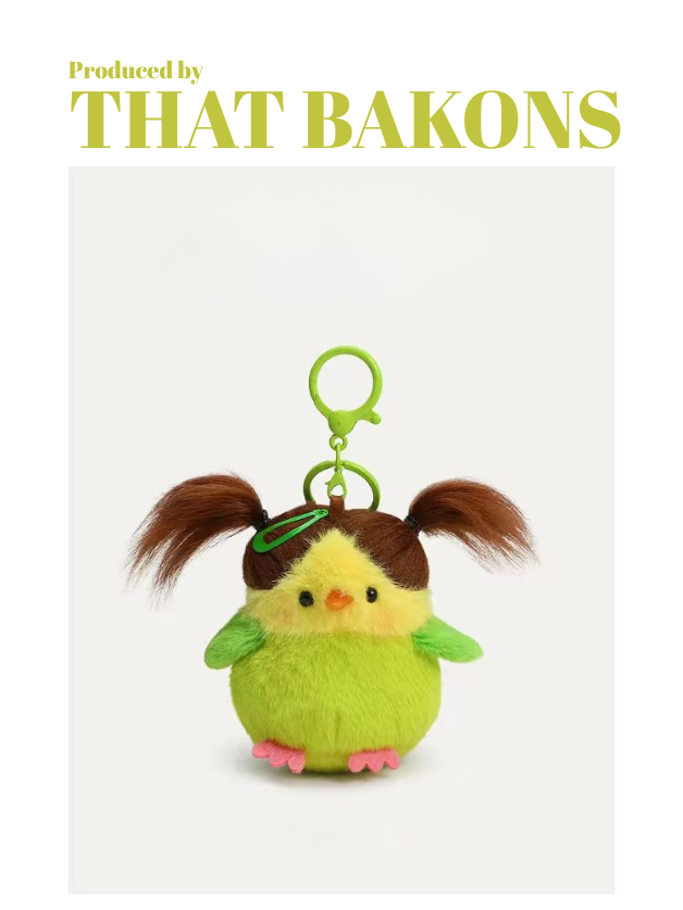 Messy Hair Penguin Charm
