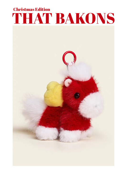 Christmas Lucky Pony Charm