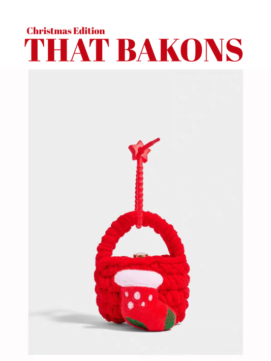 Christmas Mini Knit Tote