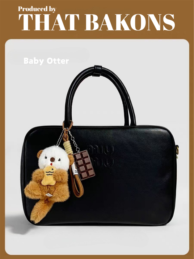 Baby Otter Plush Keychain