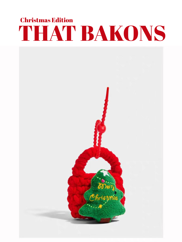 Christmas Mini Knit Tote