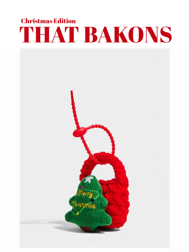 Christmas Mini Knit Tote