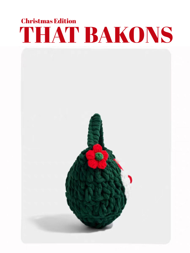 Christmas Knit Mini Tote