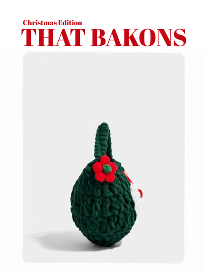 Christmas Knit Mini Tote