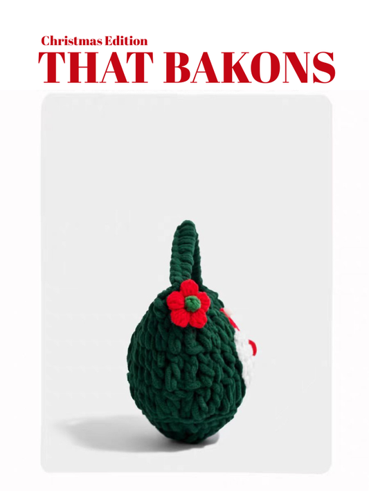 Christmas Knit Mini Tote