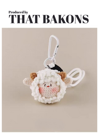 Chaveiro de Peluche de Ovelha Fofinha