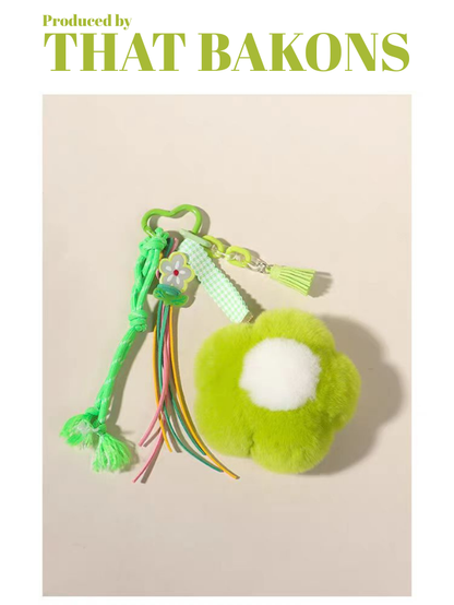 Plush Flower Charm