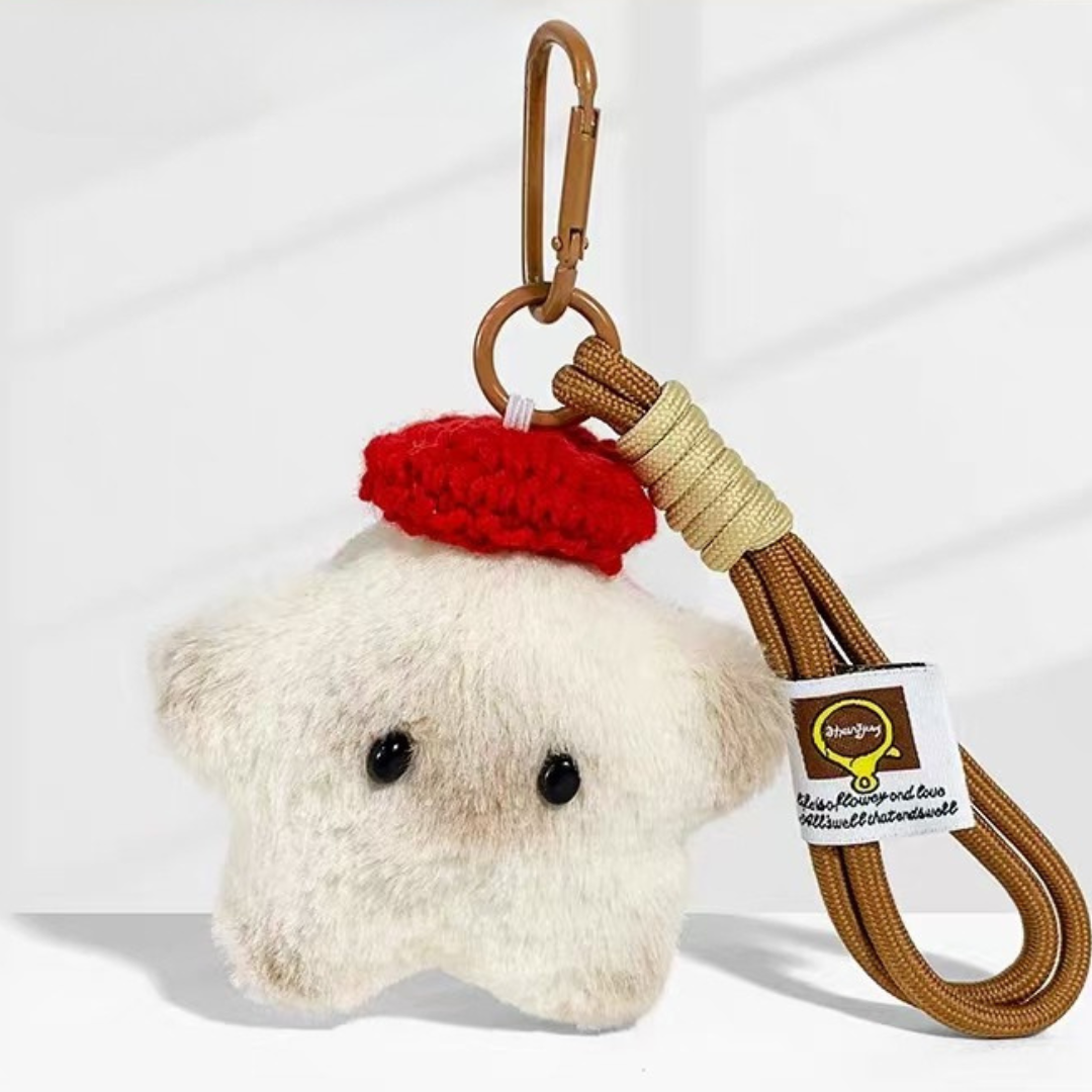 Starfish Plush Keychain