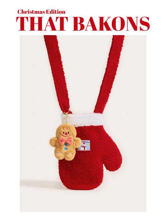 Christmas Mitten Crossbody Bag