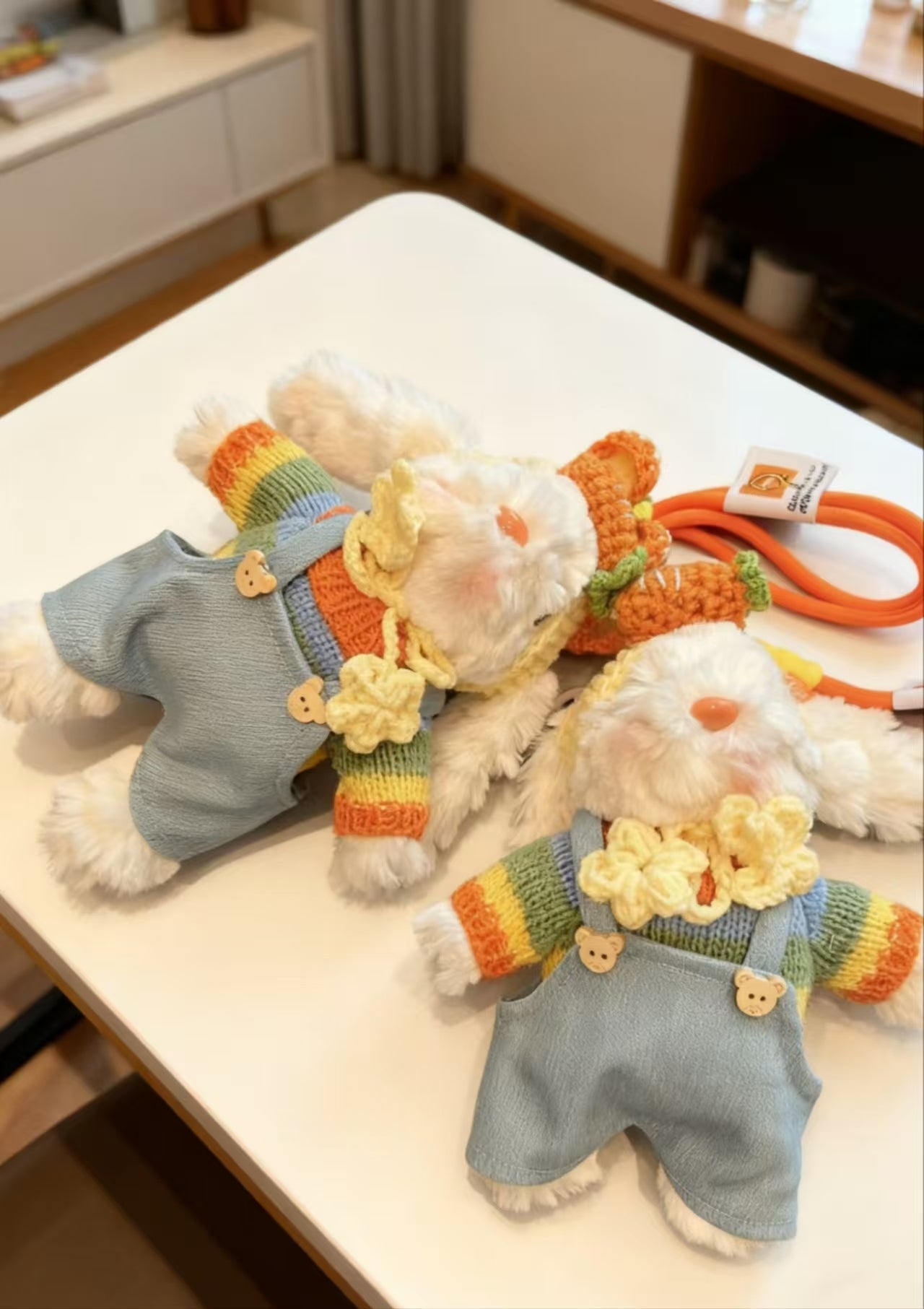 Плюшена закачка с морков и заек