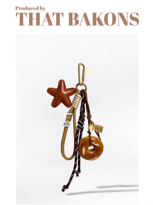 Bagel Plush Keychain