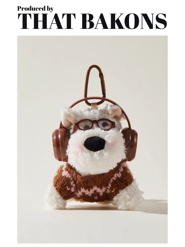 Lazy Pup Plush Charm