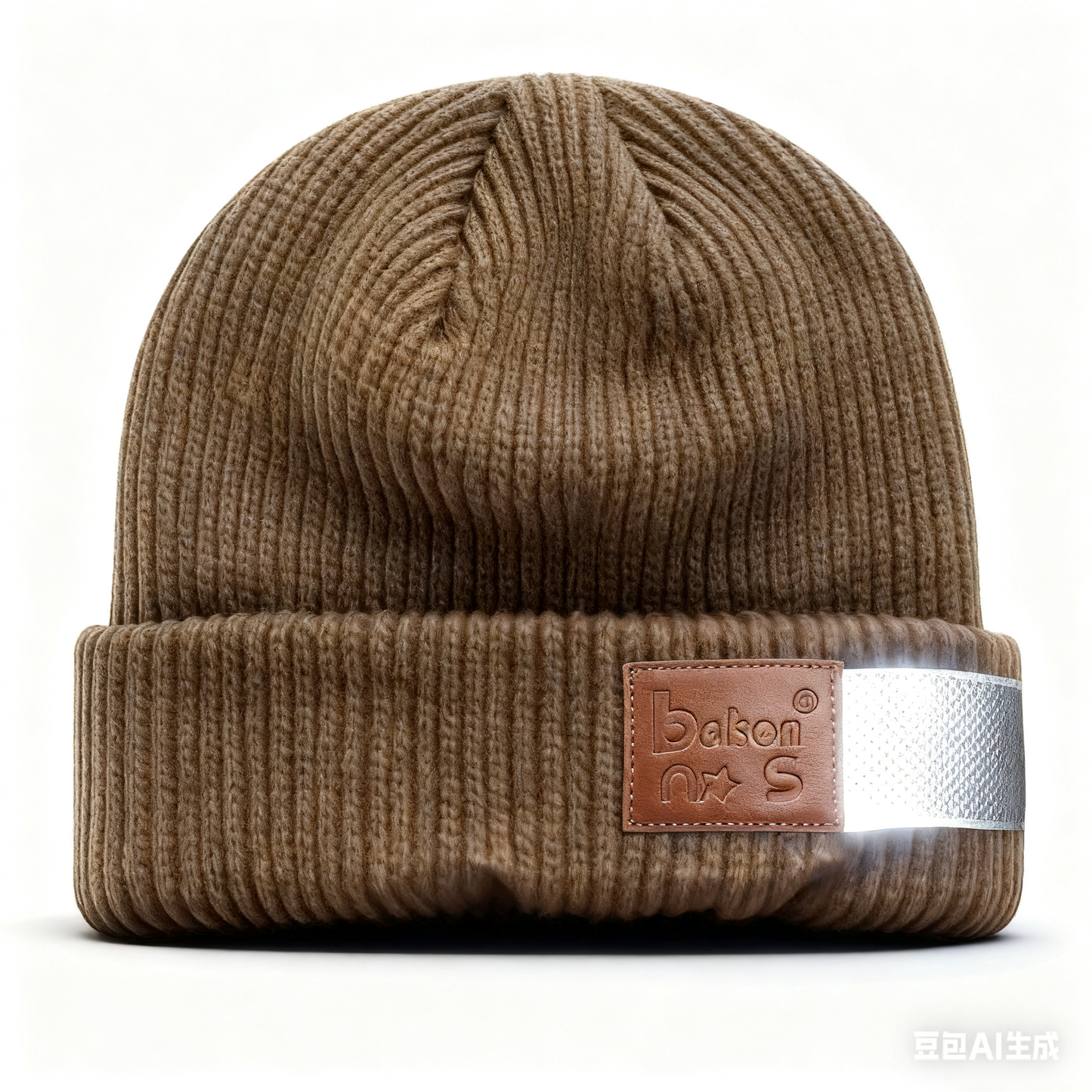 That bakons Reflective Knit Beanie