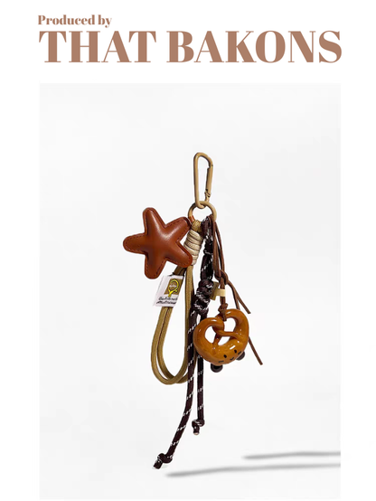 Bagel Plush Keychain