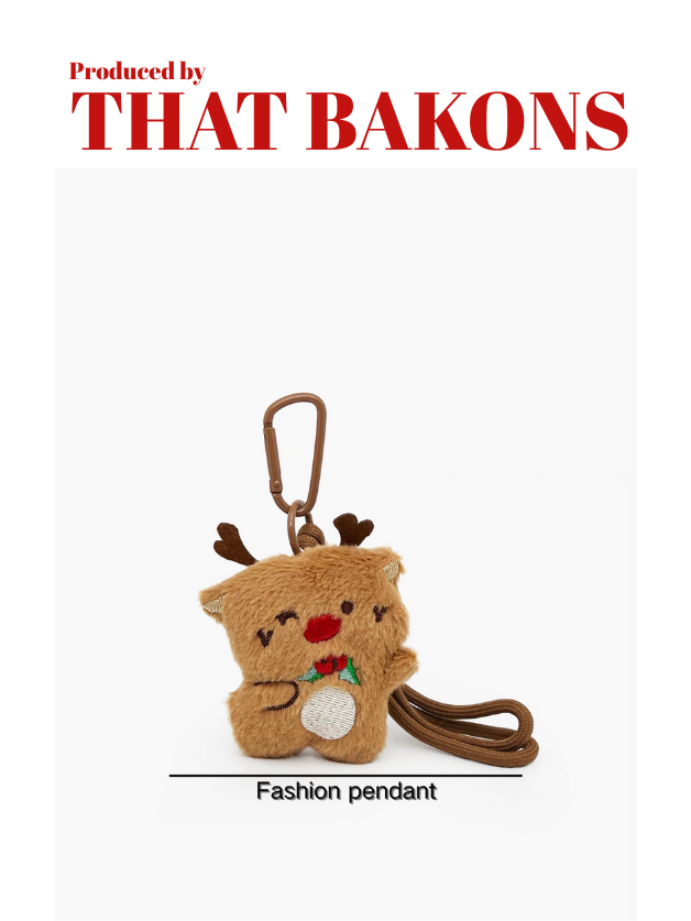 Reindeer Plush Pendant