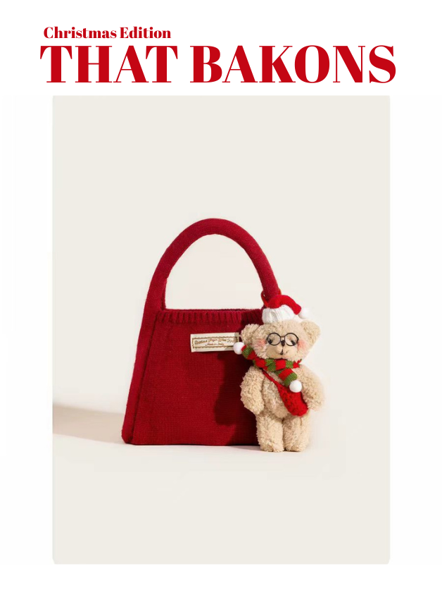 Holiday Knit Mini Tote