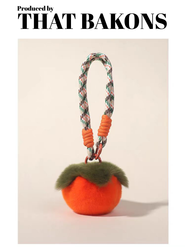 Persimon Plush Charm