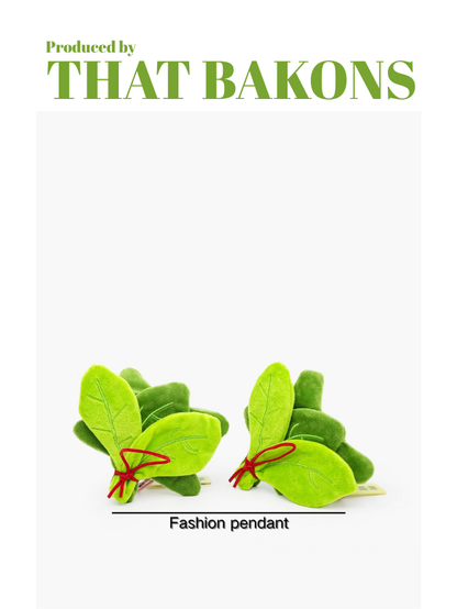 Lucky Citrus Leaf Charm