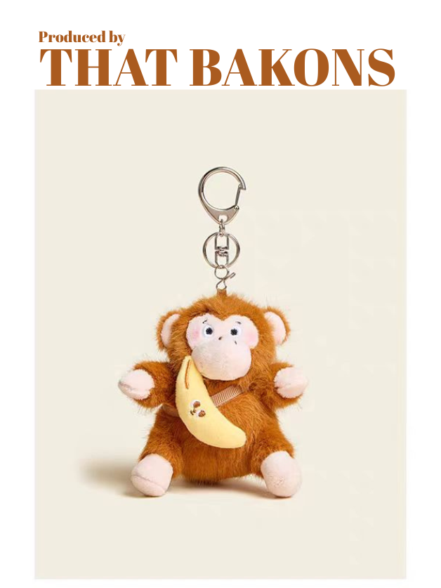 Banaan Aap Pluche Hangertje