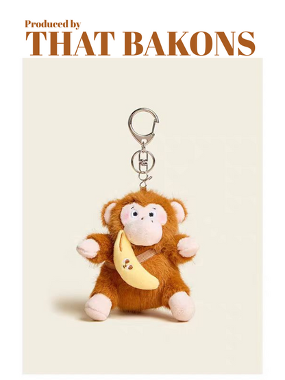 Banaan Aap Pluche Hangertje