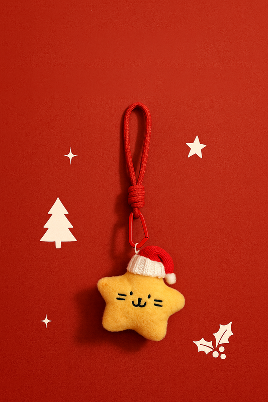 Christmas Star Plush Charm