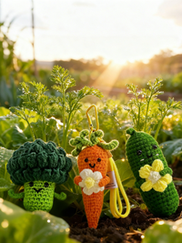 Série de Encantos de Pelúcia de Vegetais